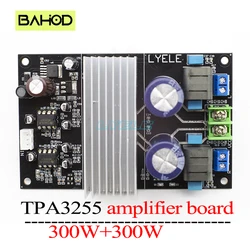 BAHOD TPA3255 amplifier board 300W*2 Class D HiFi Stereo Home 2.0 Audio Amplifier Board