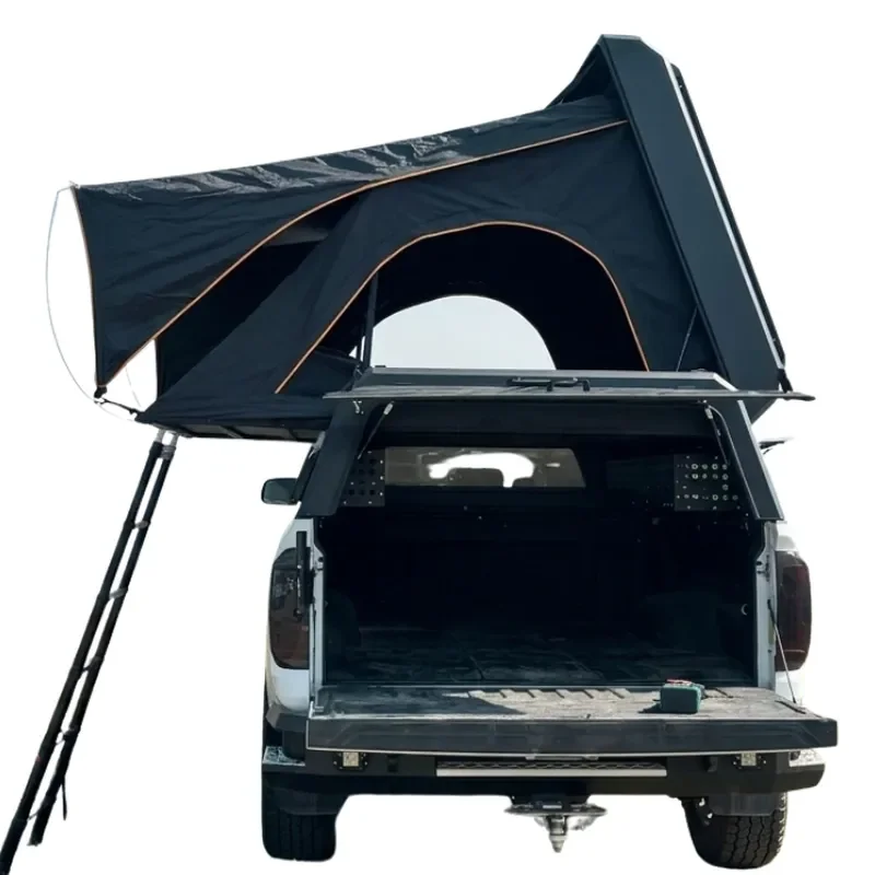 Custom Aluminum 3 Person Hard Shell Roof Tent for Outdoor Camping Suitable for SUV Off Road Vehicle Pickup