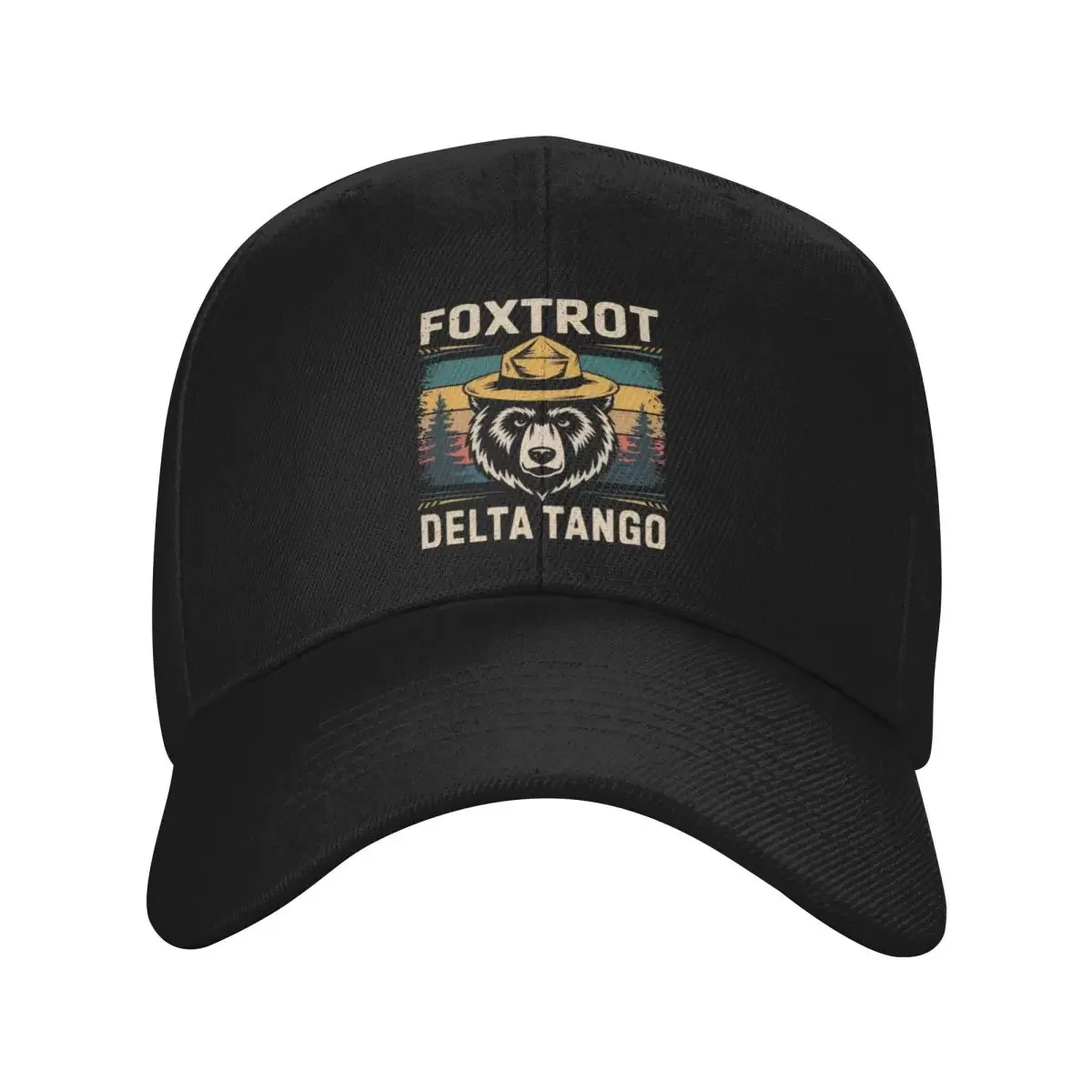 Personalizado clásico Unisex divertido oso FDT Foxtrot Delta Tango gorra de béisbol adulto ajustable papá sombrero mujeres hombres gorras Snapback al aire libre