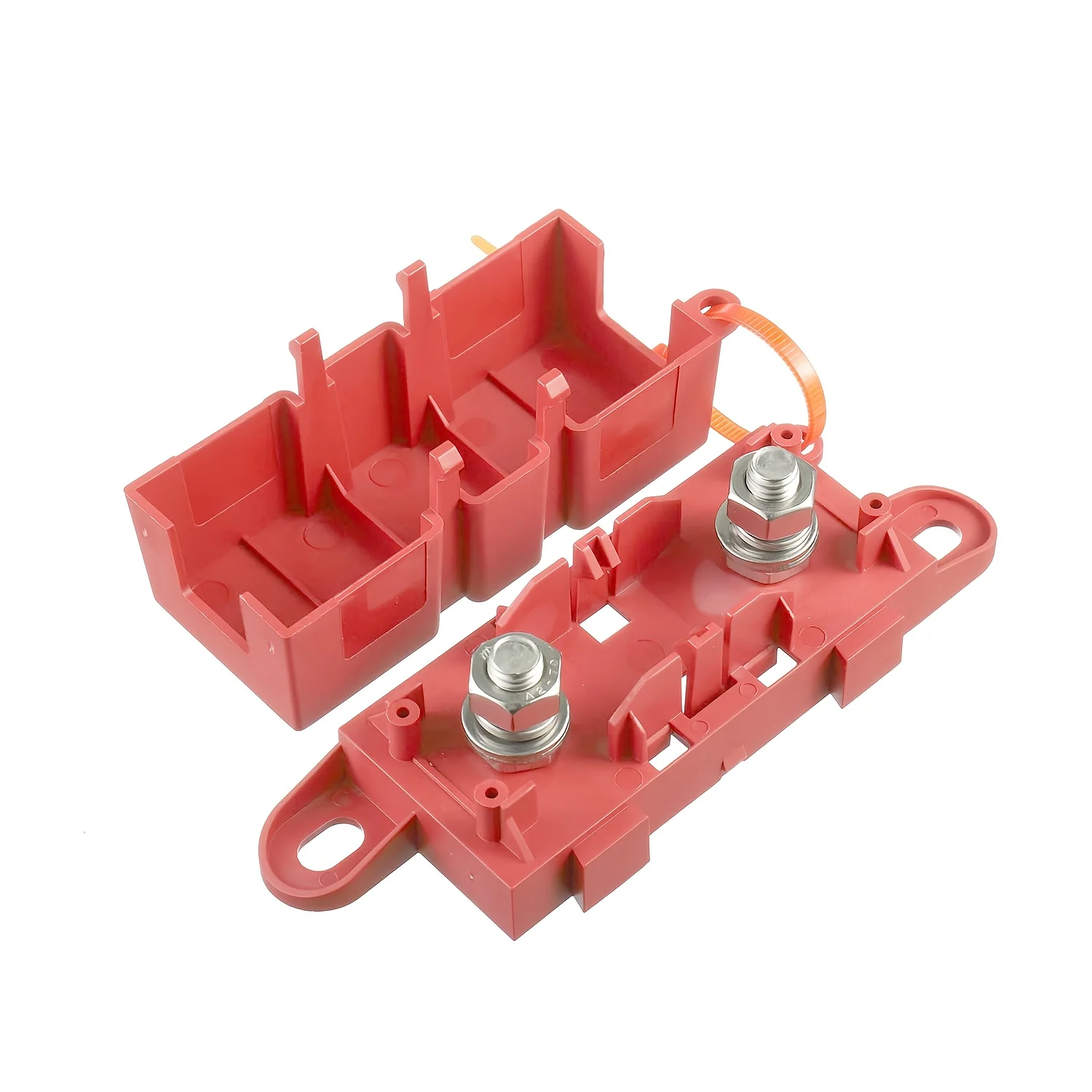 

Bolt-On Fuse Holder Automotive Fuse Organizer With Secure Bolt-On Installation Compatible For MEGA Fuses Fuse Box Accessories