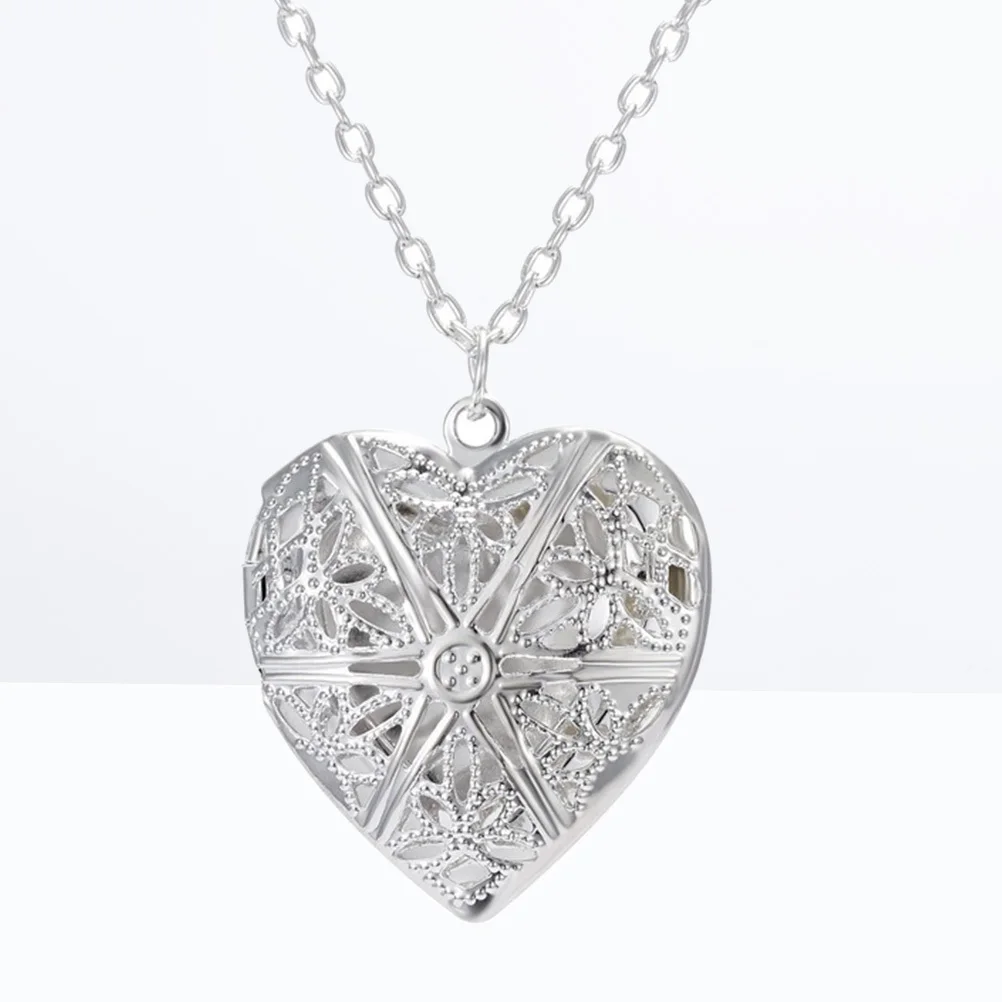 

Креативное ожерелье с фоторамкой в форме сердца, тонкая цепочка, подвеска из сплава, ювелирное украшение, подарок для нее, изящный дизайн, элегантный женский аксессуар