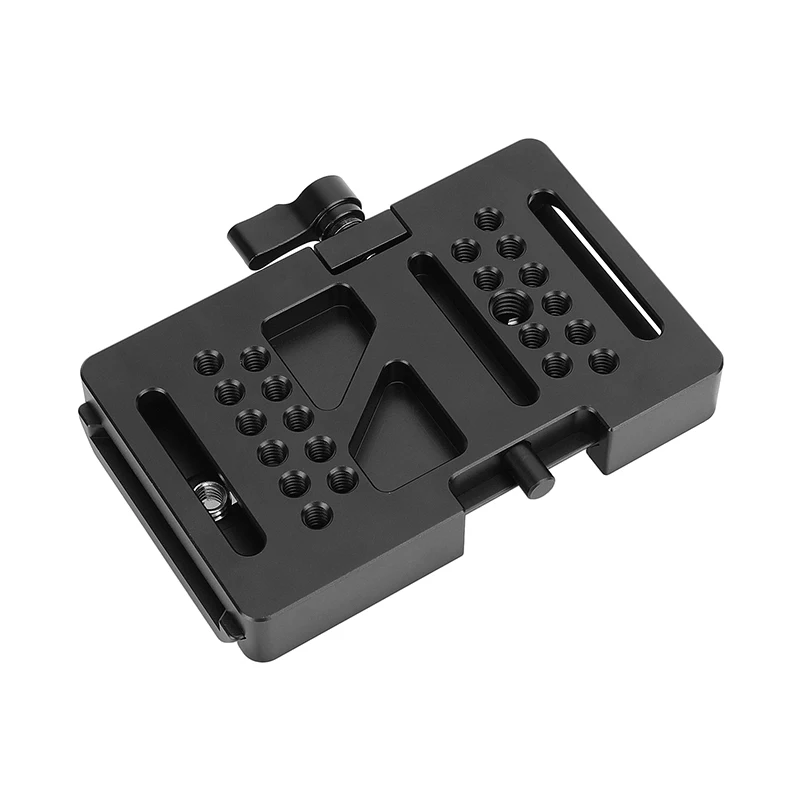 CAMVATE Camera Baseplate Quick Release Plate with Clamp Base ARRI Dovetail Width For for DSLR Camera Tripod Video Accessories