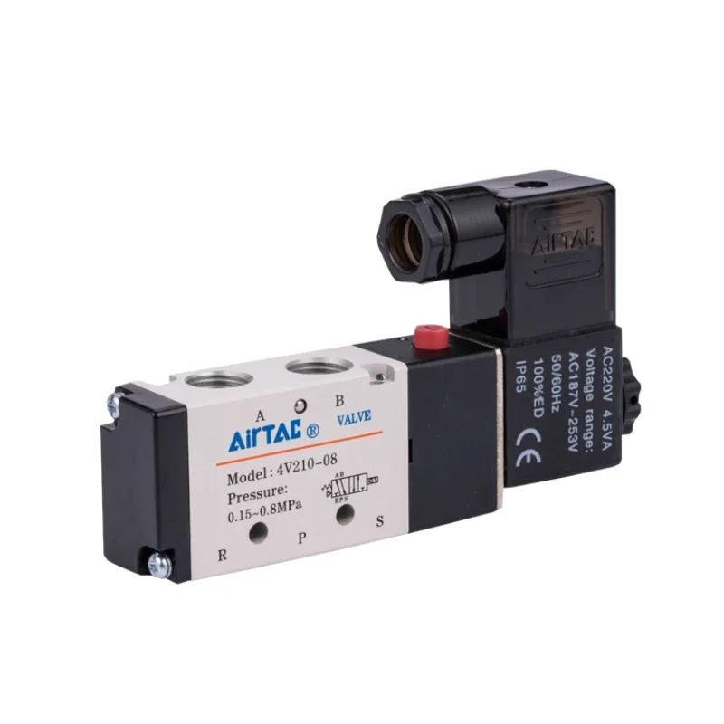 Airtac 5/2way 4V210-08 24V 220V air control pneumatic solenoid valve