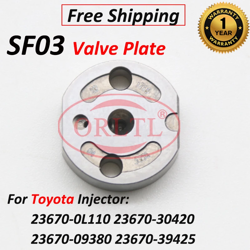 

New ORLTL Valve Plate SF03 Control Valve Assy SF03 For Toyota 23670-0L110 23670-30420 23670-09380 23670-39425 295050-0560