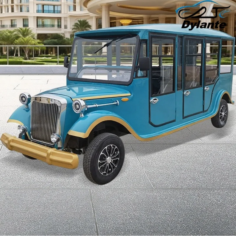 Классический ретро электрический экскурсионный автобус, 14-местный классический электрический винтажный автомобиль, специальная транспортировка, фиксированная цена Классический ретро электрический экскурсионный автобус, 14-местный классический электрический винтажный автомобиль, специальная транспортировка, фиксированная цена