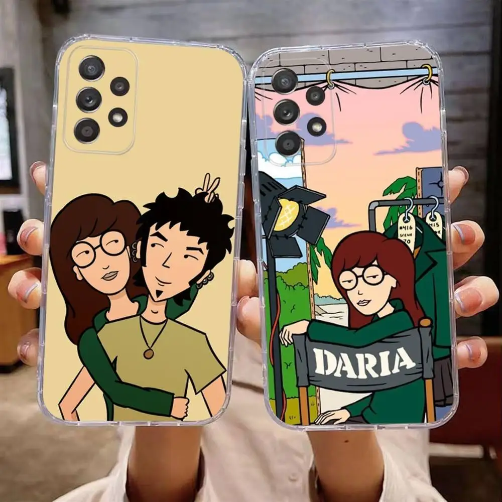 

D-Daria Phone Case For Samsung Galaxy A,71,70,52,51,40,31,50,50S,30S,21S,12,10,Note20ultra Transparent Cover