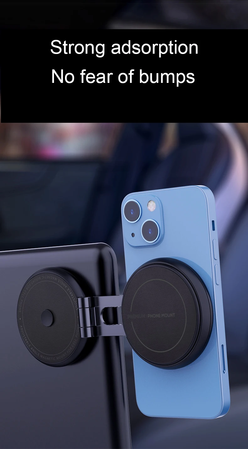 Versteckter magnetischer Autotelefonhalter für Tesla Model 3Y, mobiler Ständer, magnetische Unterstützung, Handyhalterung, Magsafe-Halterung – Detail 4