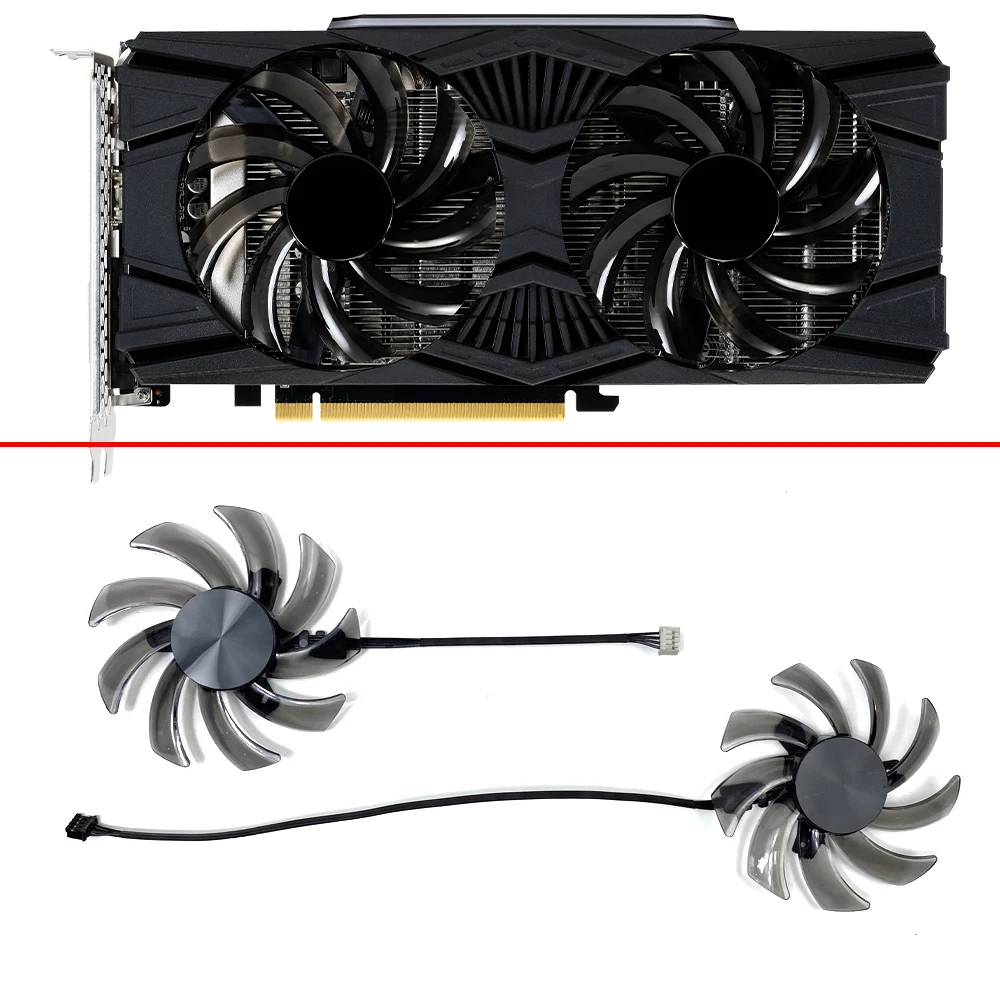 

Cooling Fan For PNY GeForce RTX 2060 REVEL GTX1660SUPER GTX1660TI Video Card Fan 85MM 4PIN GA91S2U RTX2060 GTX1660 GPU FAN