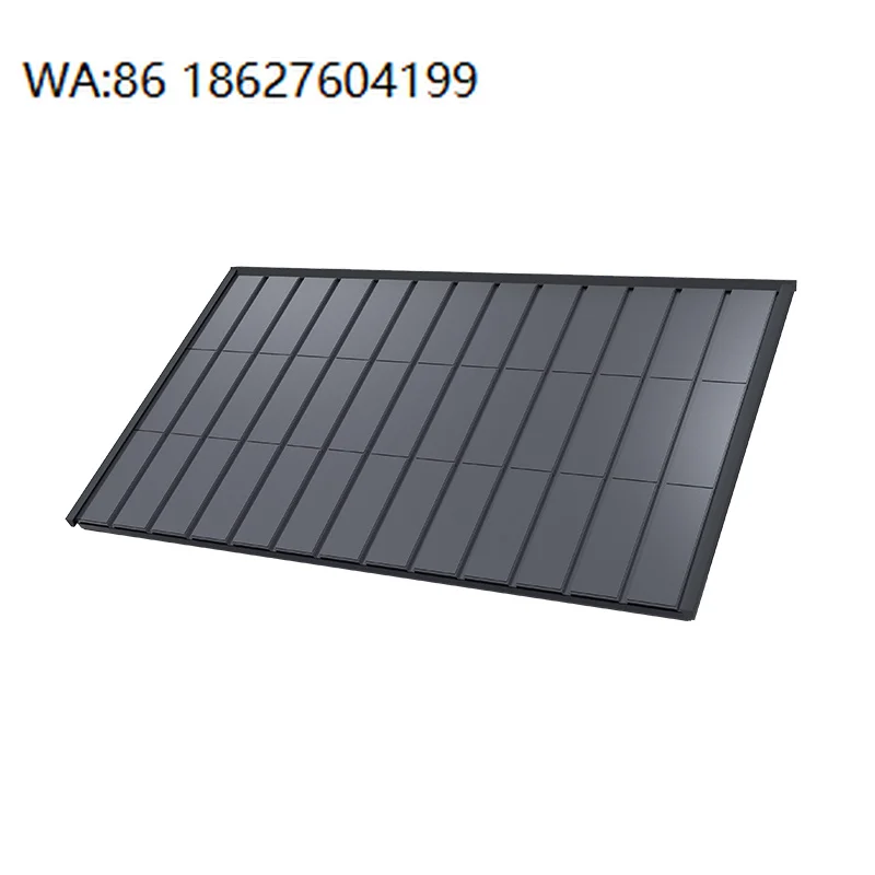 Photovoltaic Tile Solar Roof Tiles Roofing Shingles Home Panel Bipv Double Glass Cdte Photovoltaic Tiles Tempered Glass