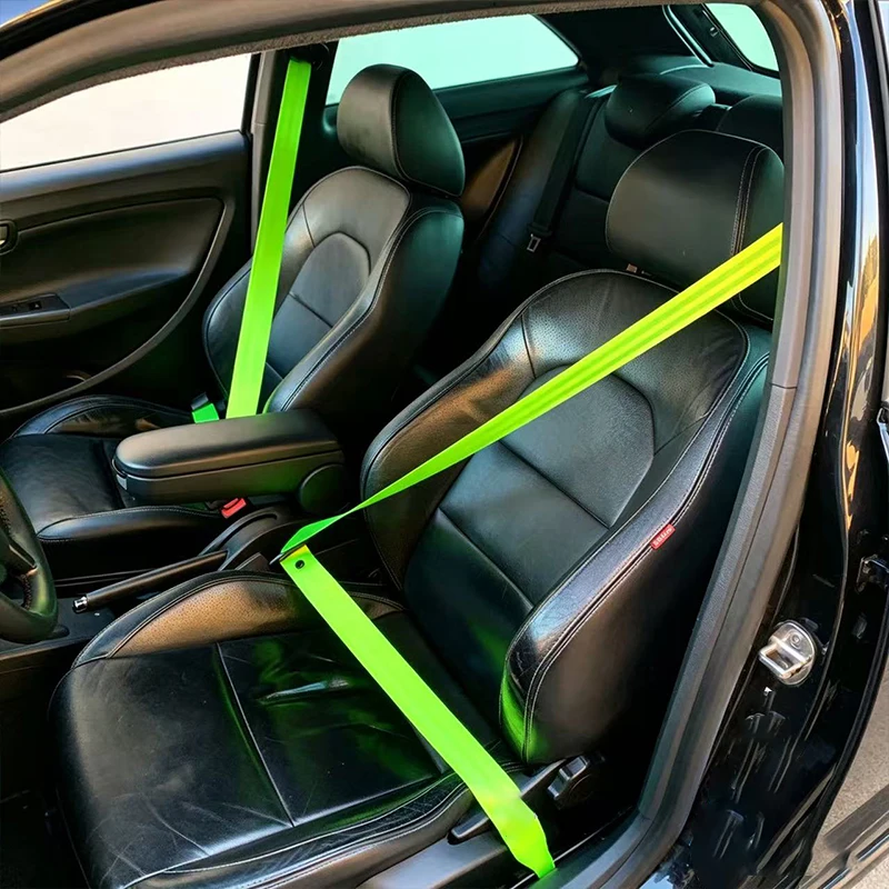 1 Stück Universeller Auto-Sicherheitsgurt DIY Hüftgurt Auto Hochfester Polyester-Sicherheitsgurt Mehrfarbiger Sicherheitsgurt Auto-Zubehör – Detail 12