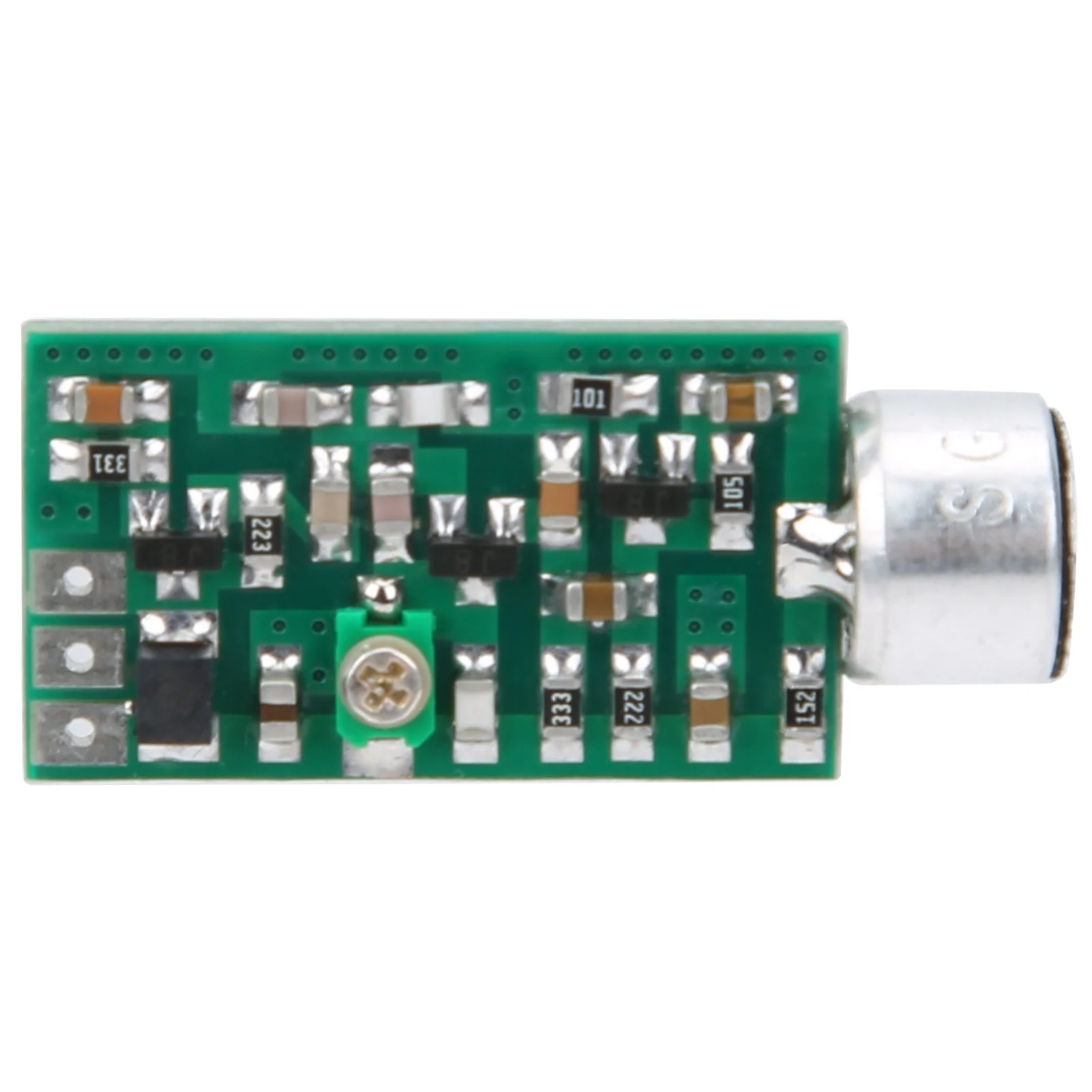 FM-Mikrofon-Empfangsmodul Drahtloser Audio-Sender MIC Elektrische Platine 100MHz