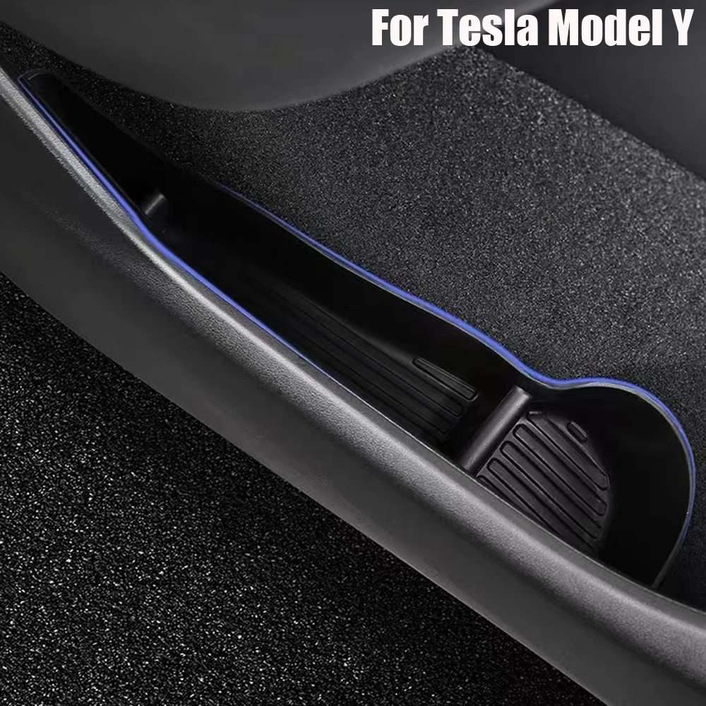 

4X Door Side Storage Organizer Tray Front Rear Handle Armrest Box for Tesla Model 3 Y 2016-2021 Car Accessories Decoration