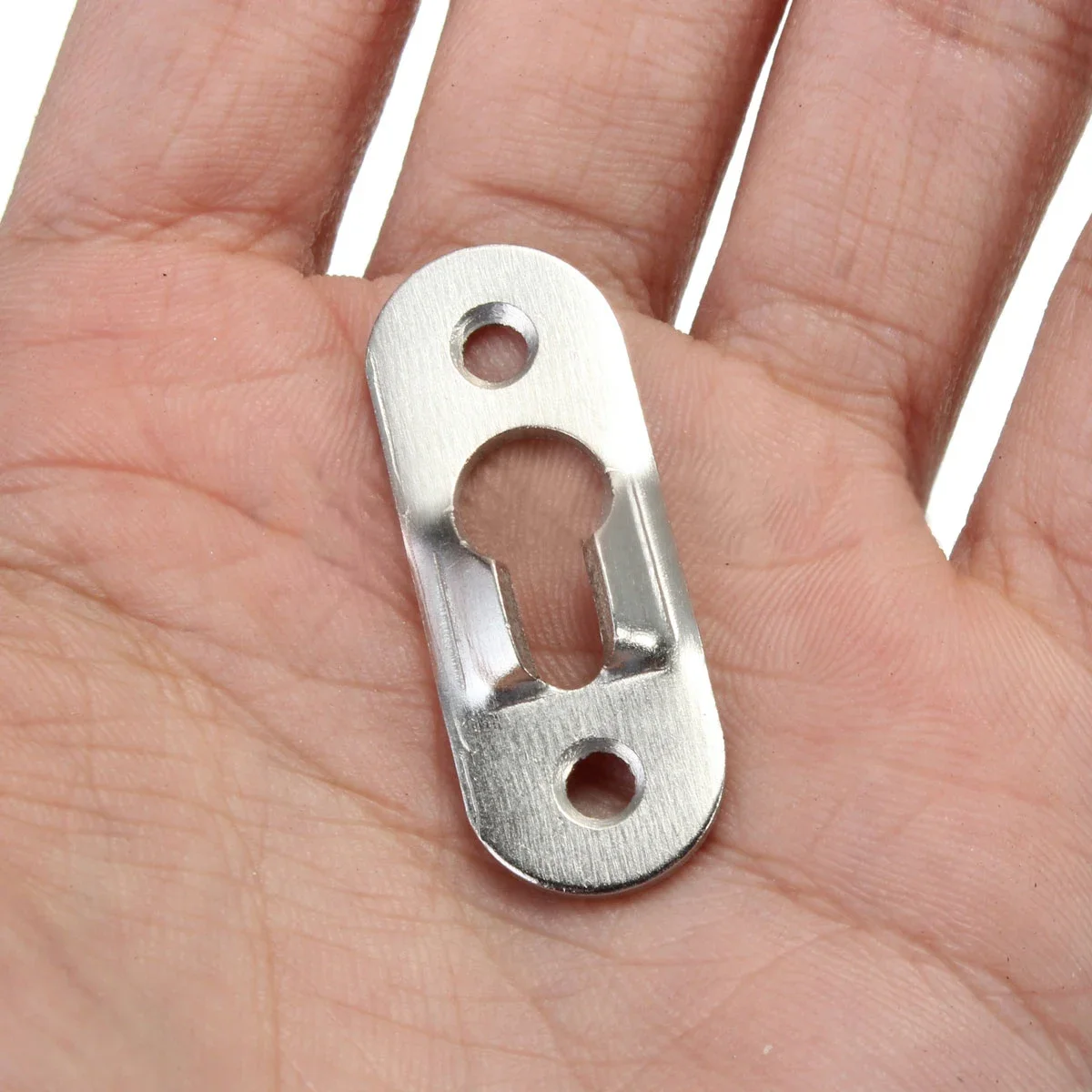 20pcs/Set Picture Hangers 44mmX16mm Metal Keyhole Hanger Fasteners for Picture Photo Frame Furnniture Cabinet Accessory
