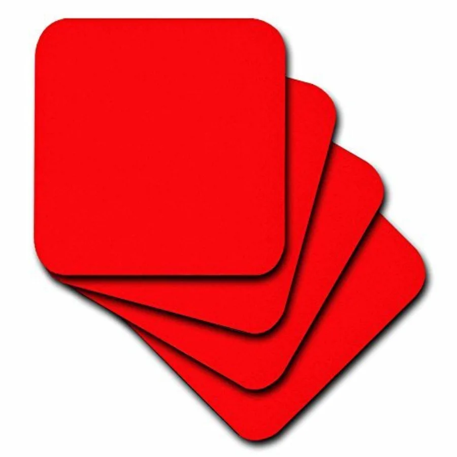 

cst_30677_4 Scarlet Red-Ceramic Tile Coasters Set of 8