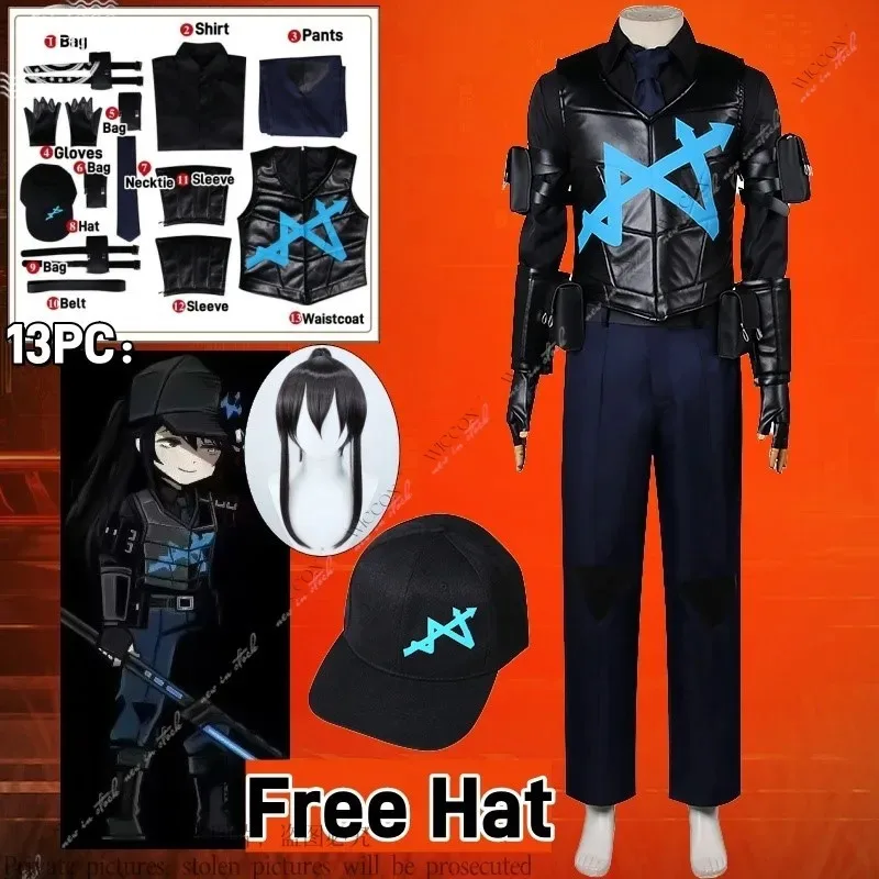 ชุดคอสเพลย์ไซหง ลู่ พร้อมวิกผม ลิมบัส คอส คอมพ์ซานี เกม คอมมิคคอน ชุดต่อสู้ บทบาทสมมติ ปาร์ตี้ฮาโลวีน สำหรับผู้ใหญ่และเด็ก