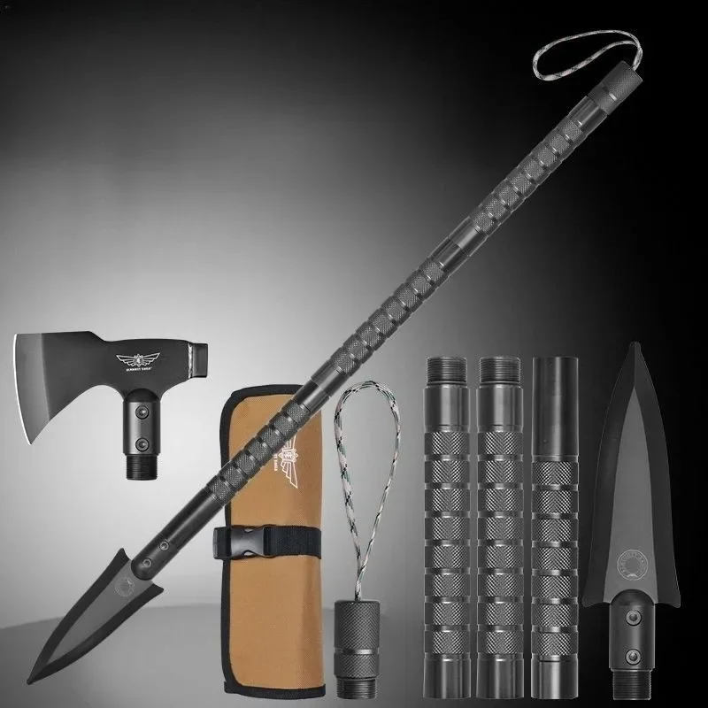 

Multi-functional High Carbon Steel Tools Set Outdoor Camping Survival Rescue Portable Tools Set Vehicle-mounted Detachable Tool