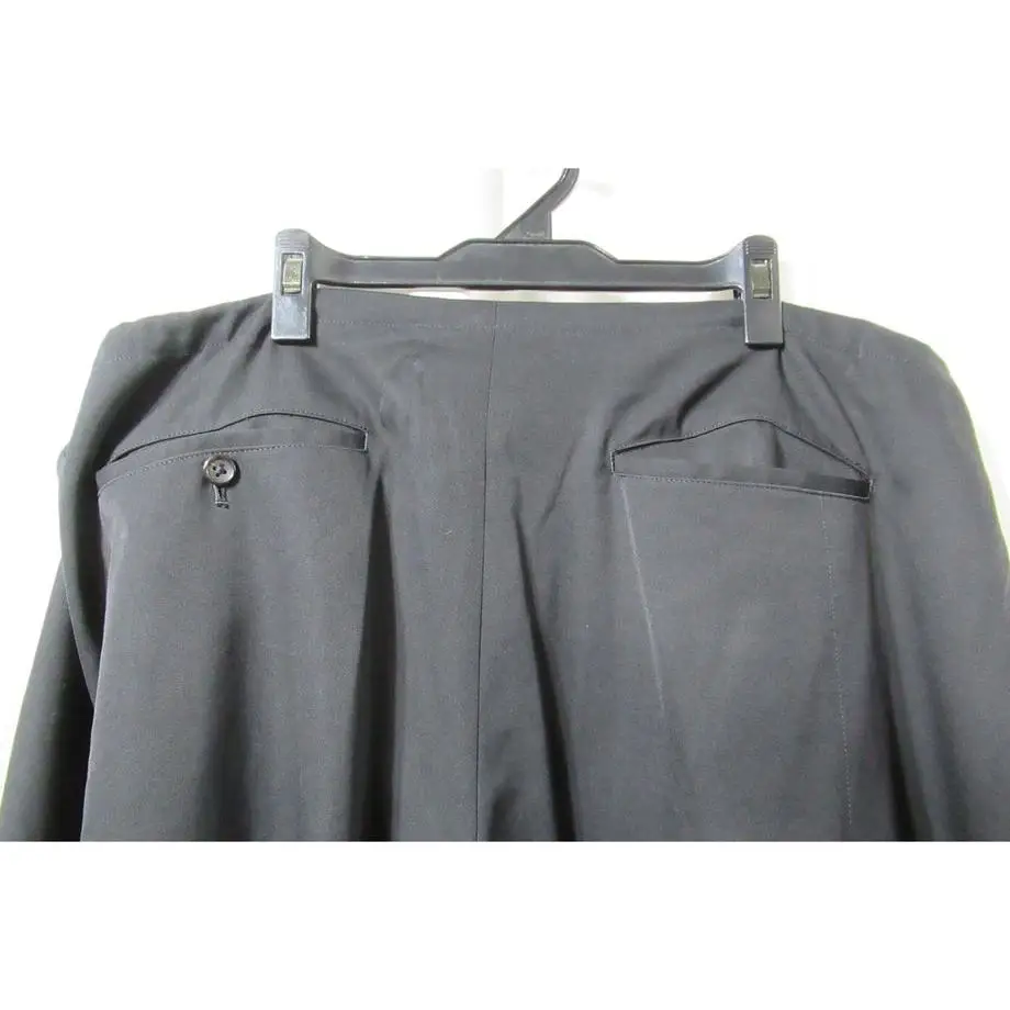 TOP-YAMAMOTO ® Dark style asymmetrical wide-leg pants, black design sense loose casual long pants