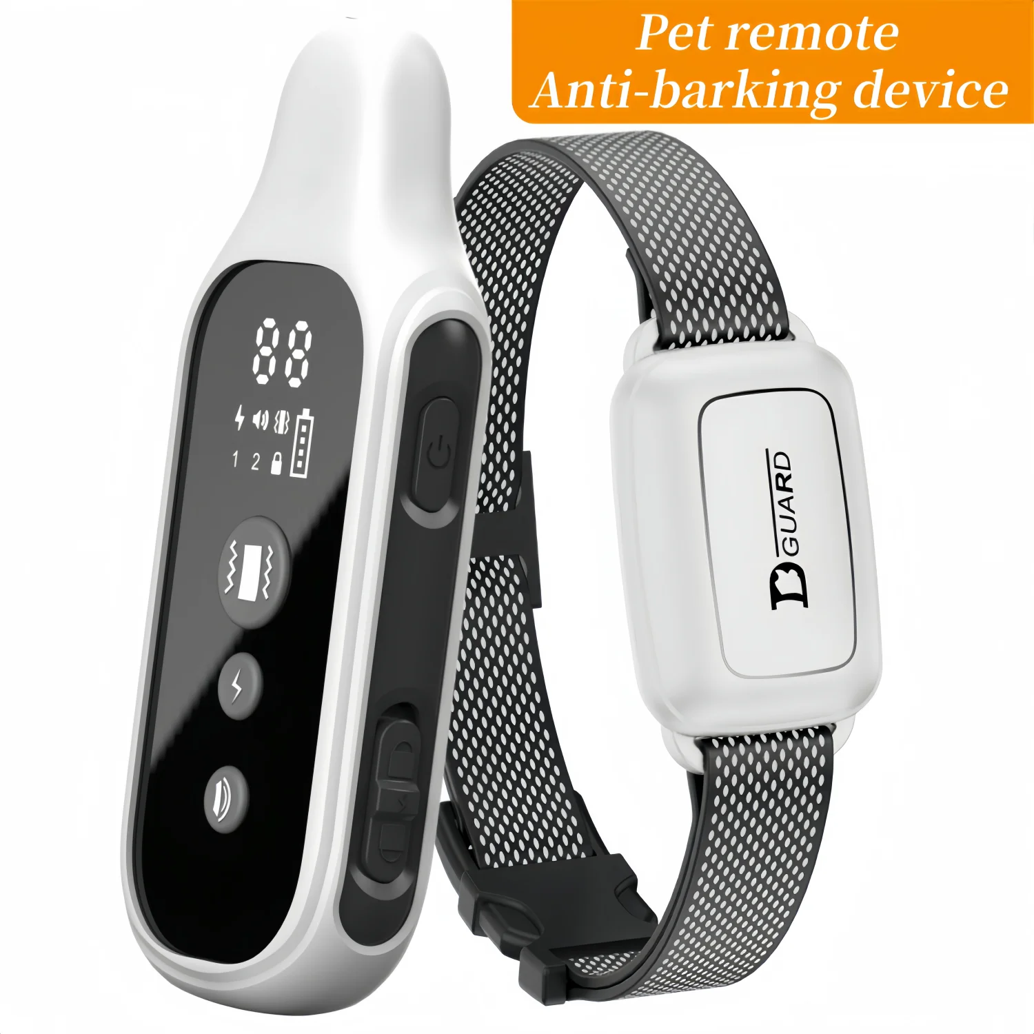 3300FT Electric Dog Training Collar Dog Anti Bark Waterproof Rechargeable Pet Remote Control For All Size Shock Vibration Sound