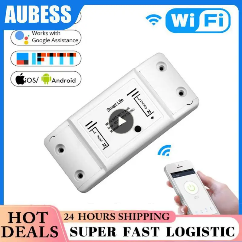 Wireless Remote Control Works with Alexa Home WiFi Smart Light Switch Universal Breaker Timer Smart Life APP