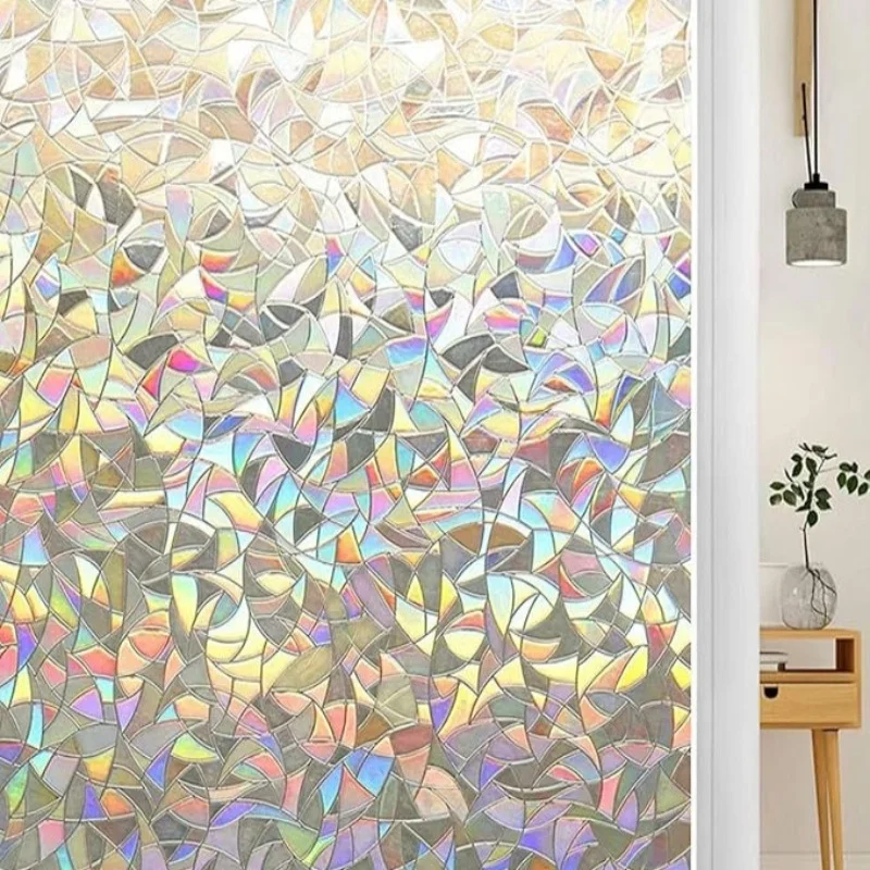 Matte Frosted Privacy Glass Sticker, Light Transmitting Non-Transparent Anti-Peep Window Film, Multi-Scene Glass Cover for Bathr view 6