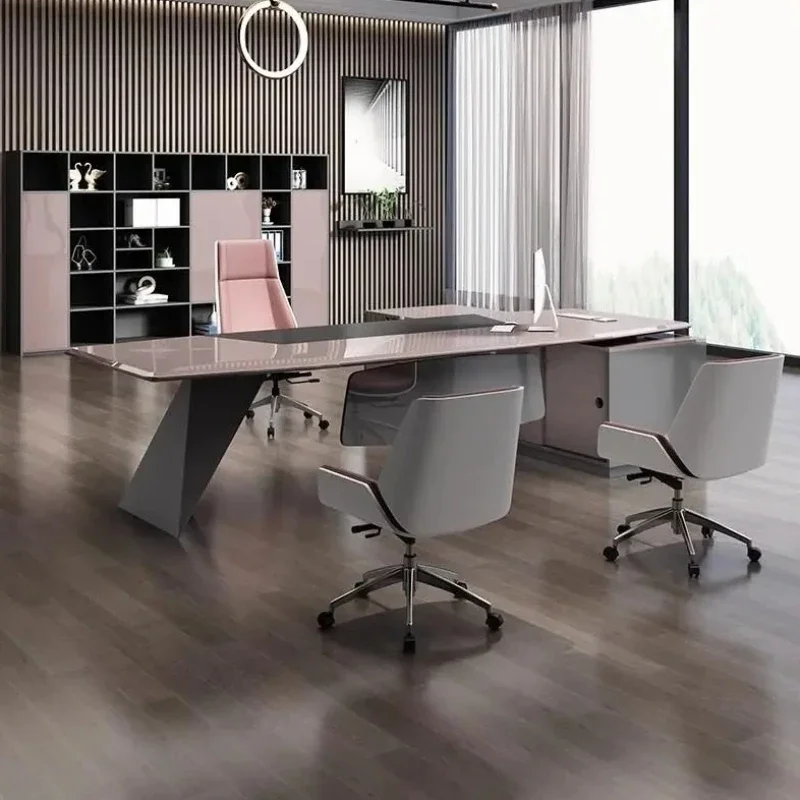 Organiser Standing Office Table Beautiful Drawer Executive Reception Office Desk L Shaped Reading Mesa De Escritorio Furniture