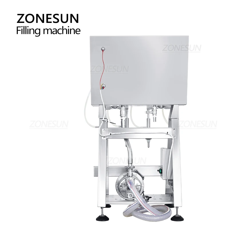 ZONESUN Red Wine Filling Machine Olive Oil Juice Water Bottle Packaging Equipment Feeding Pump ZS-RWGFP4