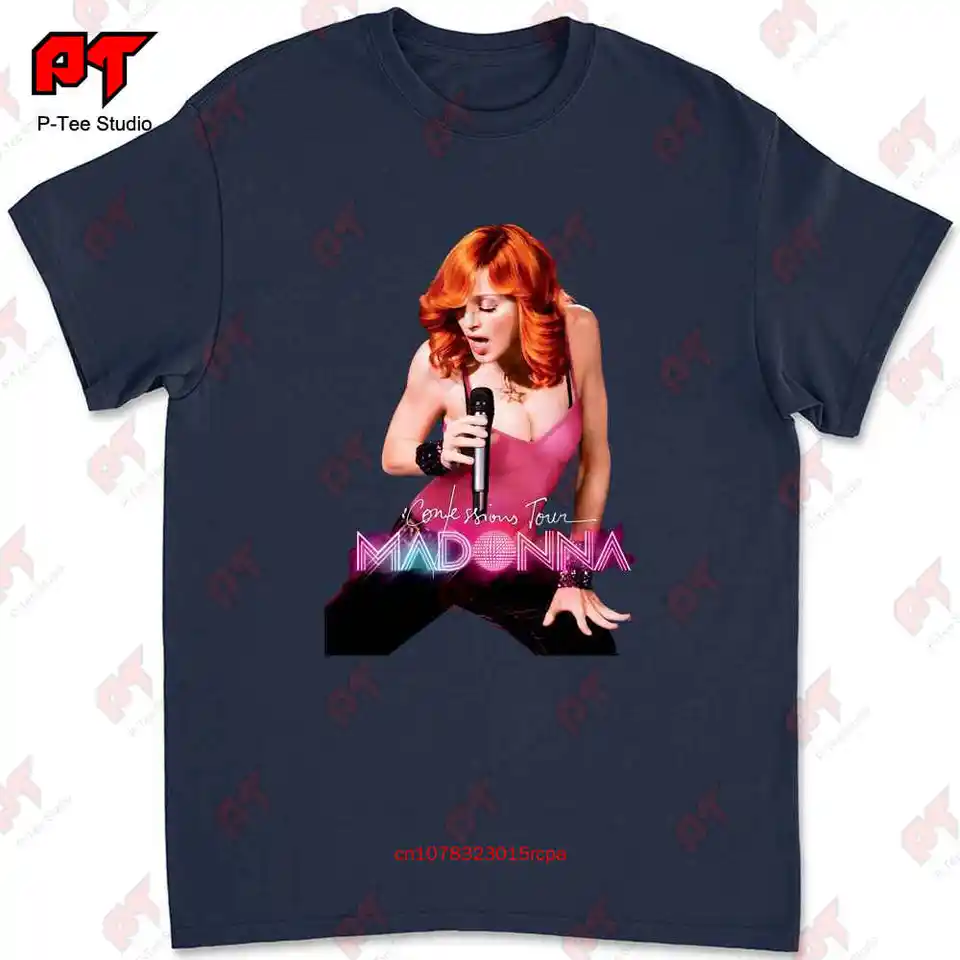 Madonna Confession Tour Cotton Black S 234Xl Classic T Shirt 2A313
