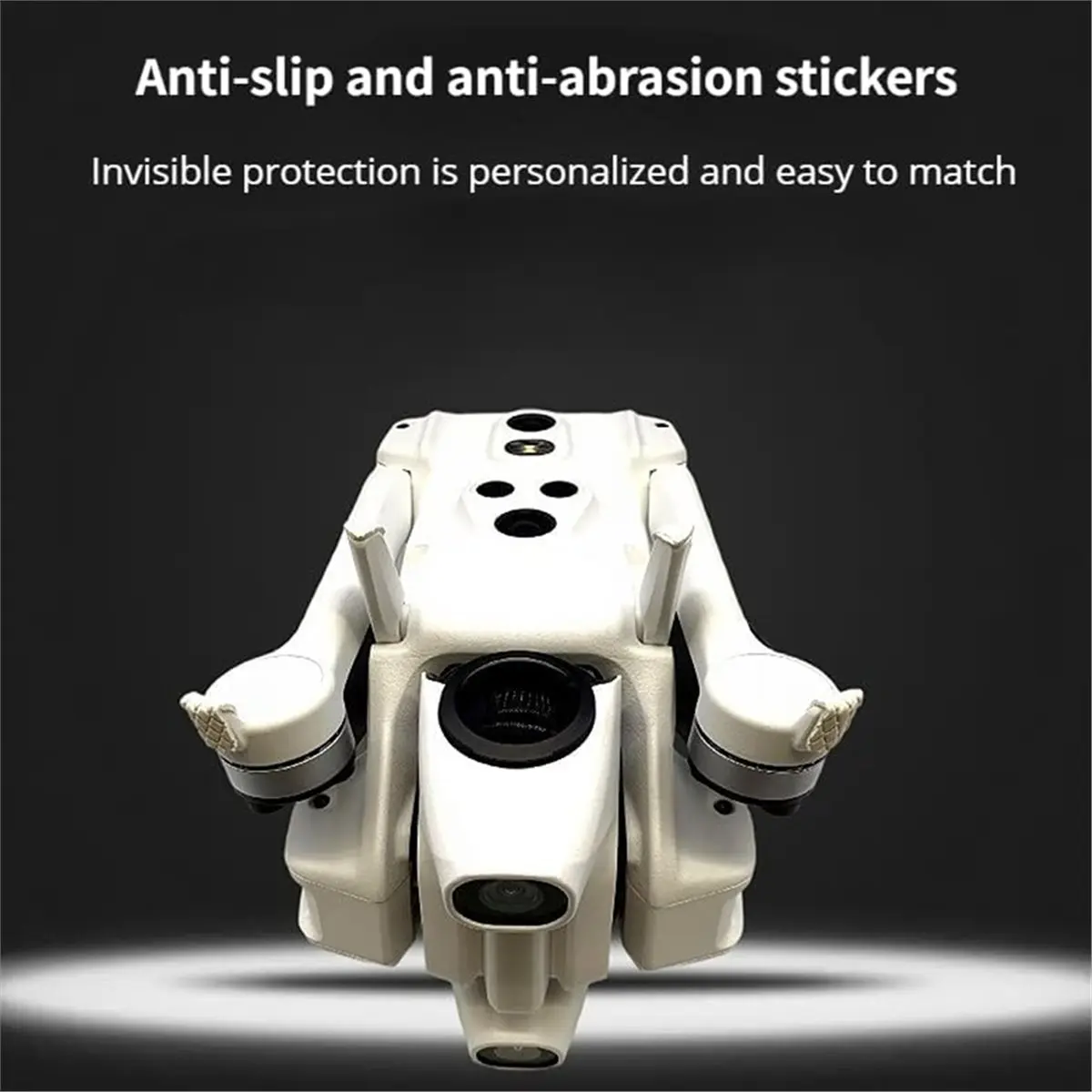 AA80 Drone Protection Kit for Antigravity A1, Landing Gear Pads, Gimbal Cover, Prop Ties, Goggles Shield