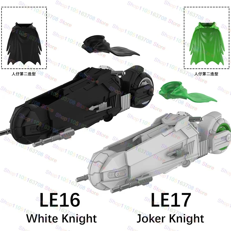 Anime Films Cartoon Heroes Speelgoed Bakstenen Poppen Hel Witte Ridders Accessoires Bouwstenen Assembleren Speelgoed Model Geschenken LE13-17