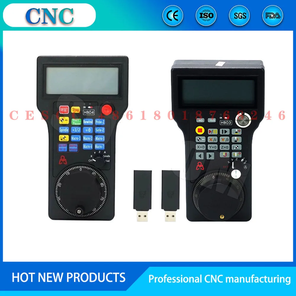 

Hb03 Hb04 3 Sumbu 4 Sumbu Weihong Mach3 Handwheel Nirkabel Cnc Router Remote Control Pengganti Mpgwhb03 Newcarve