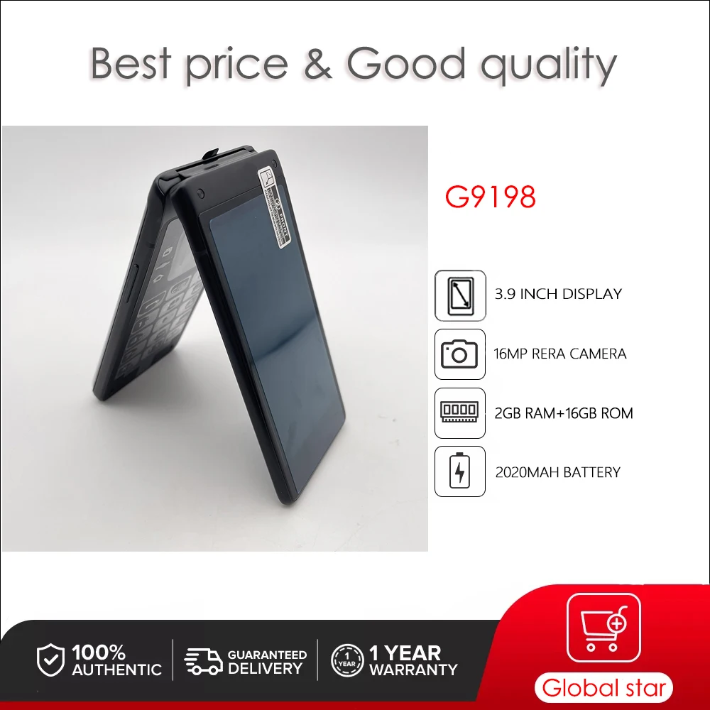 

Original Unlocked Used G9198 Hexa Core 3.9Inches 2GB RAM 16GB ROM LTE 4G 16MP Camera 1080P Smartphone No support for Google