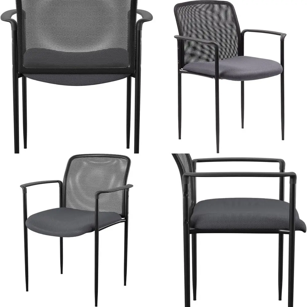 

Штабелируемое сетчатое кресло для гостей (B6909-GY)