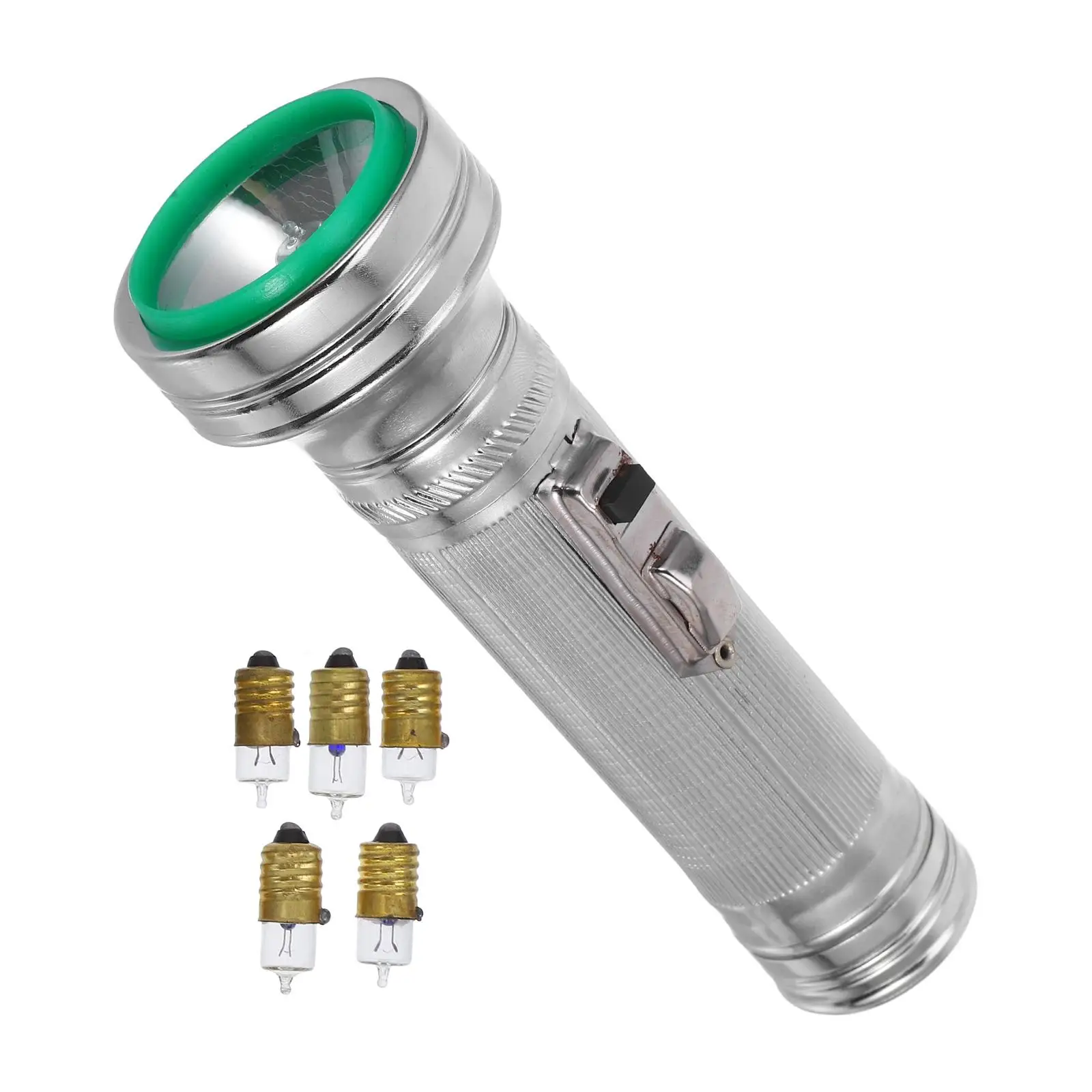 

Ultra Flashlight Rechargeable Bulb Camping Equipment LED Flashlights Silver Miniature Buld
