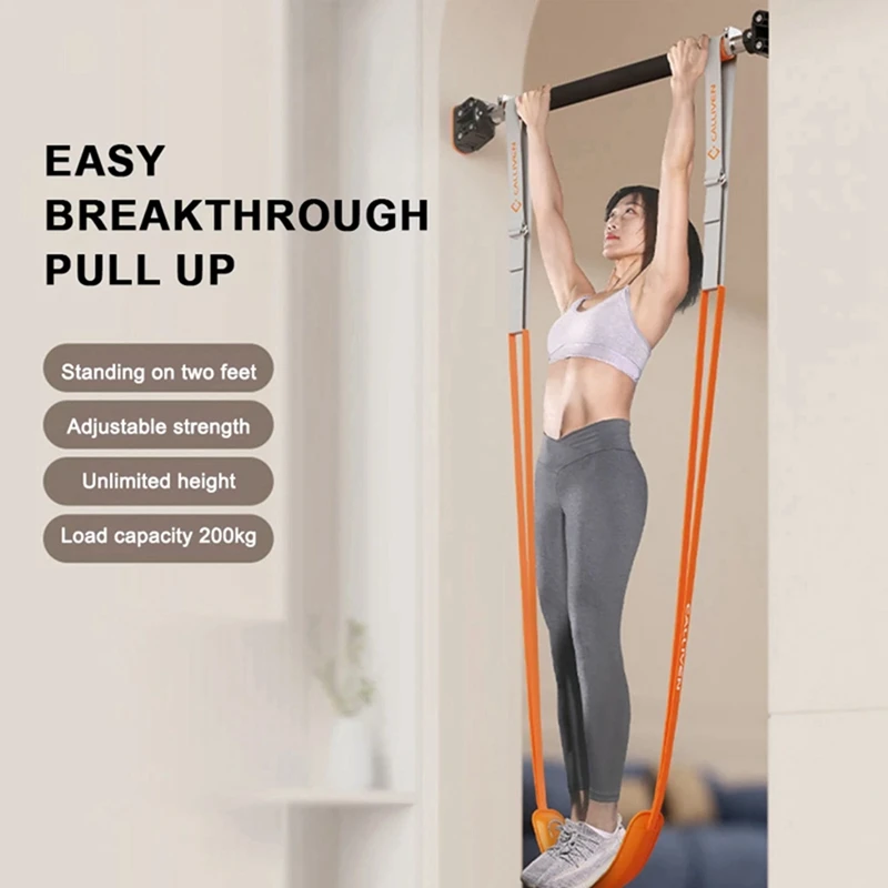 Pull Up Assist Band สายรัดยืดหยุ่นแบบปรับได้ Band Heavy Duty Resistance Bands สําหรับ Chin Up Home Work Out