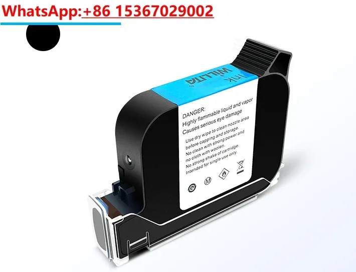 

Universal quick drying ink cartridges for handheld inkjet printers