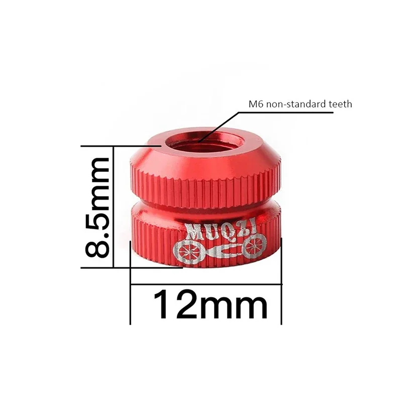 1/2/4/8/12pcs Bicycle Valve Nut Tubeless Rim Bike Tire Presta Valve  Protection Screw Fixed Nozzle Lock Nut with Washer