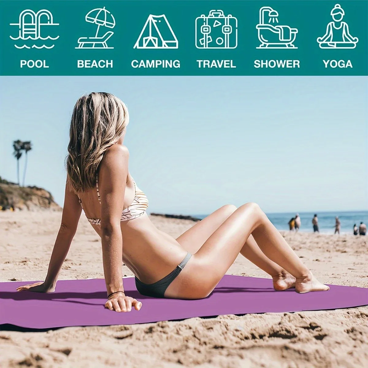 1PC Sports Microfiber Quick Dr - огляд і ціна Yoga Fitness Gym