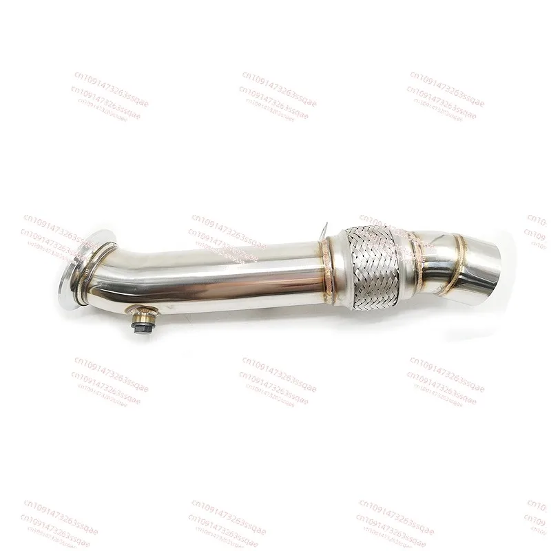 Suitable for BM * W N55 535i 640i 740Li F01 stainless steel automobile exhaust pipe 1.5mm 3 inch