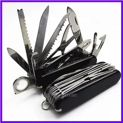 Mini Folding Knife 30 Base Functions Swiss EDC Multi Tool Army Knives Military Pocket Hunting Outdoor Camping Survival Knives