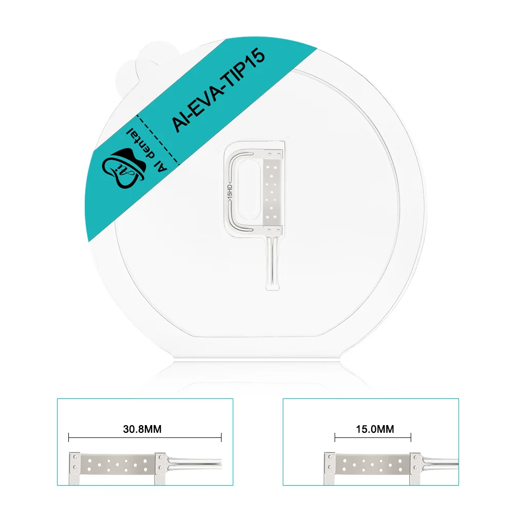 AI-EVA-Tip Dental Orthodontic Handpiece Saw Blades for 4:1/1:1 Reduction Interproximal Stripping Low Speed Contra Angle 5 Sizes