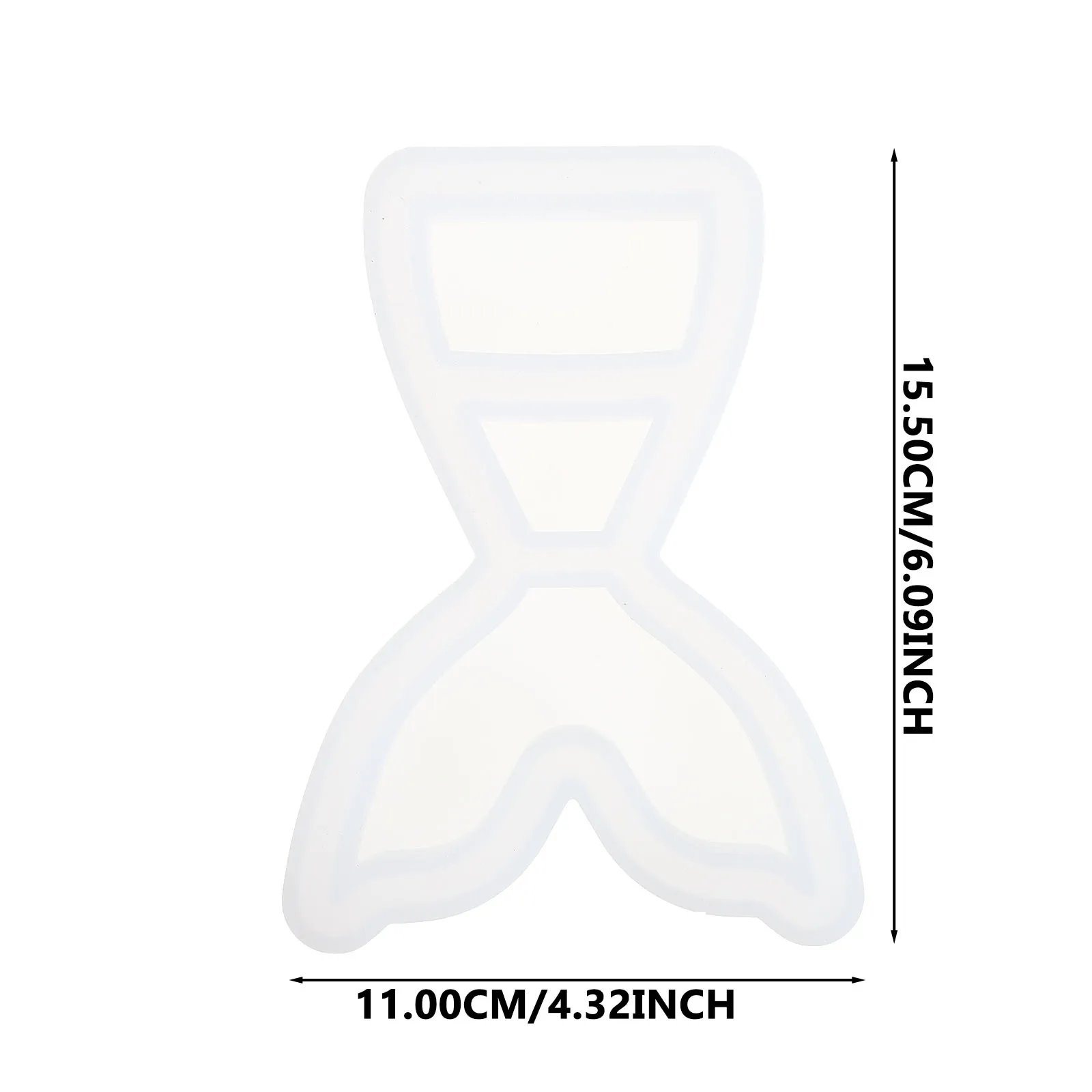 

1pc Fishtail Storage Box Mold Epoxy Resin Diy Silicone Mould Reusable Non-Stick Jewelry Organizer Casting Gift Birthday Present