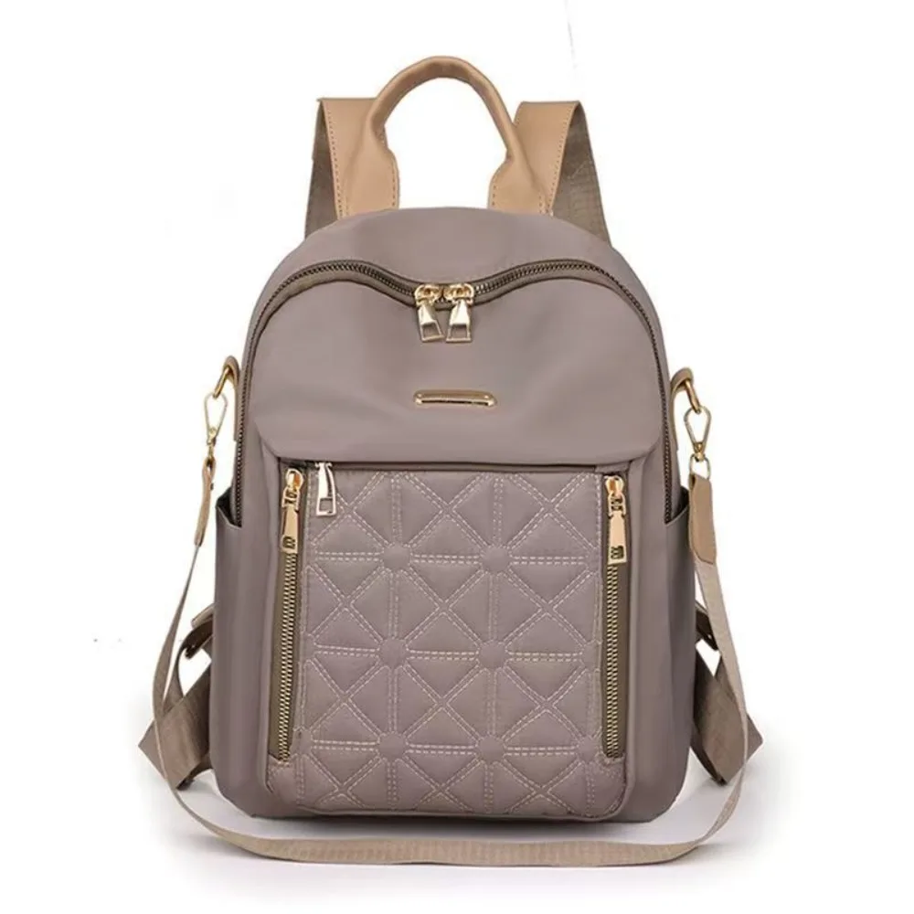 

Oxford Cloth Simple Luxury Backpack Small Pack Solid Color Solid Color Shoulder Bag Handbag Korean Style Retro Backpack Gift