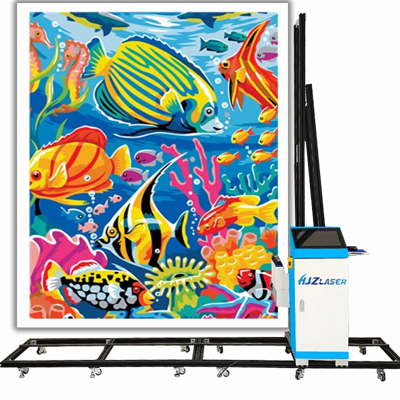 3D Smart Parking Space Color Painting Machine Garage Ground Graffiti Automatic Large Wall Inkjet Uv