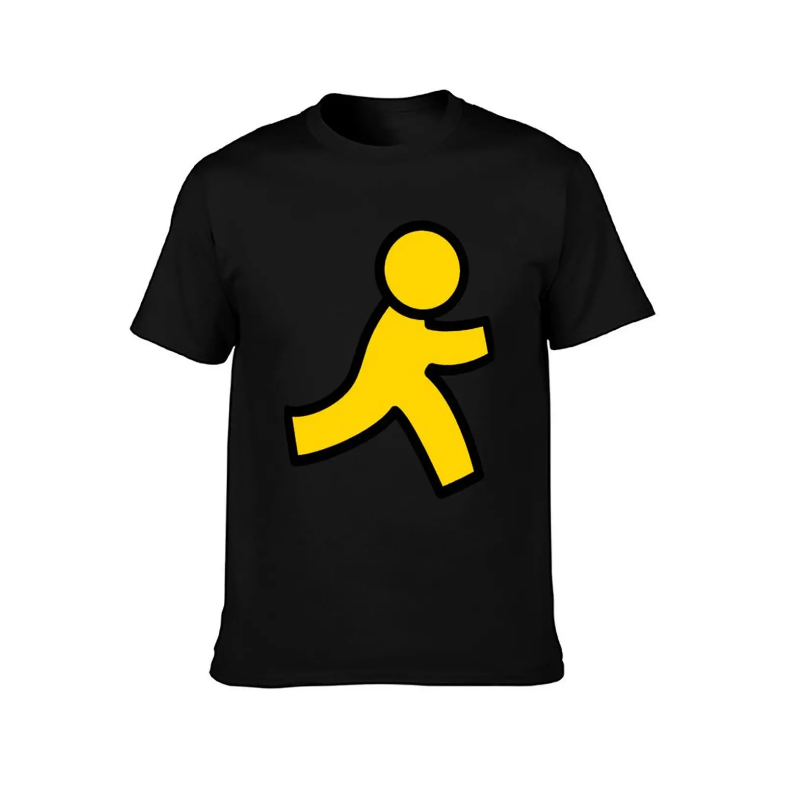 Aol Instant Messenger guy T-Shirt Aesthetic clothing street wear anime figures t shirts men