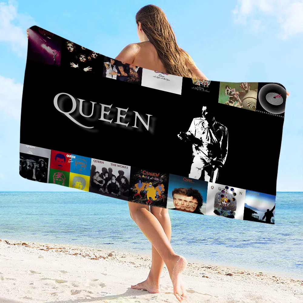 Freddie Mercury Queen Band Towel Microfiber Beach Towel Absorbent Quick dry Soft Yoga Swimming Resort Mountain Climbing Towel