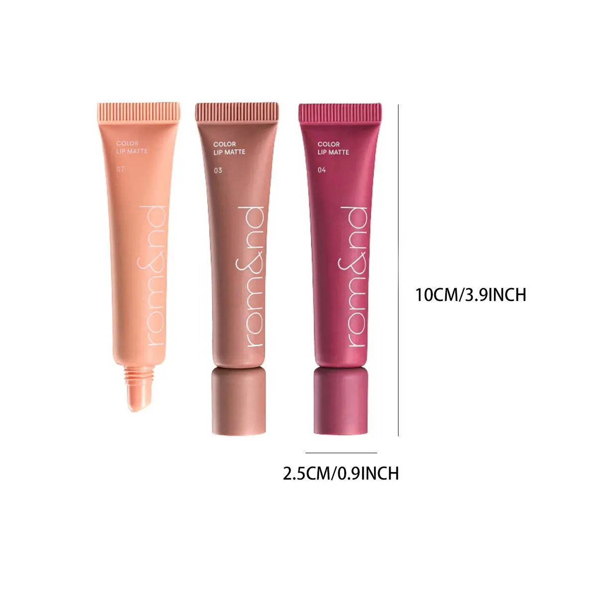 rom&nd COLOR LIP MATTE, similar a las mejillas, ligero, sin secado, blanqueamiento de líneas de labios, aplicación rápida, estacional, K-Beauty, maquillaje coreano