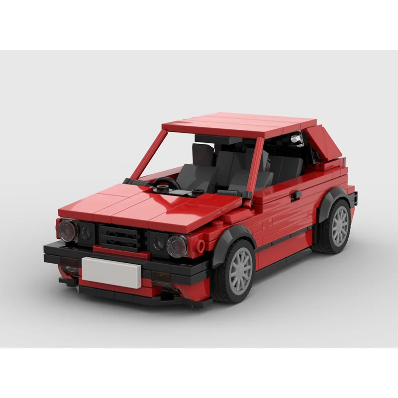 

MOC-строительный блок, модель автомобиля, городской автомобиль, скорость MK2 GTI 34, детали, креативная строительная игрушка для мальчика, взрослый рождественский подарок