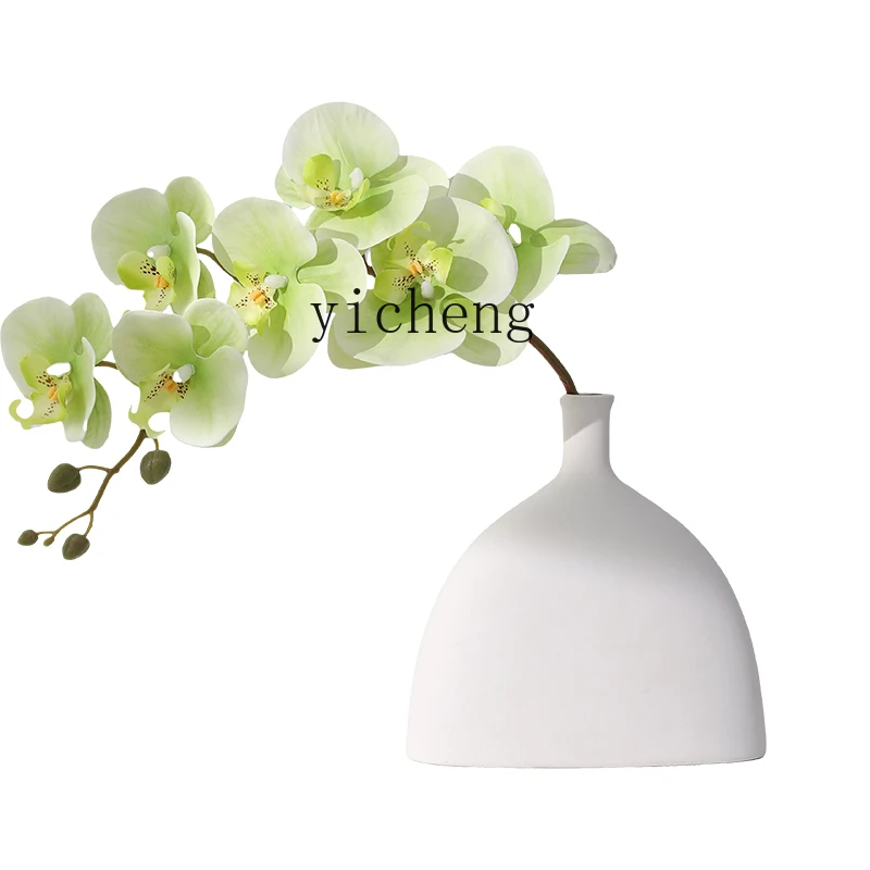 

ZK high-value Phalaenopsis simulated flower living room decoration dining table ornament light luxury high-end fairy garden
