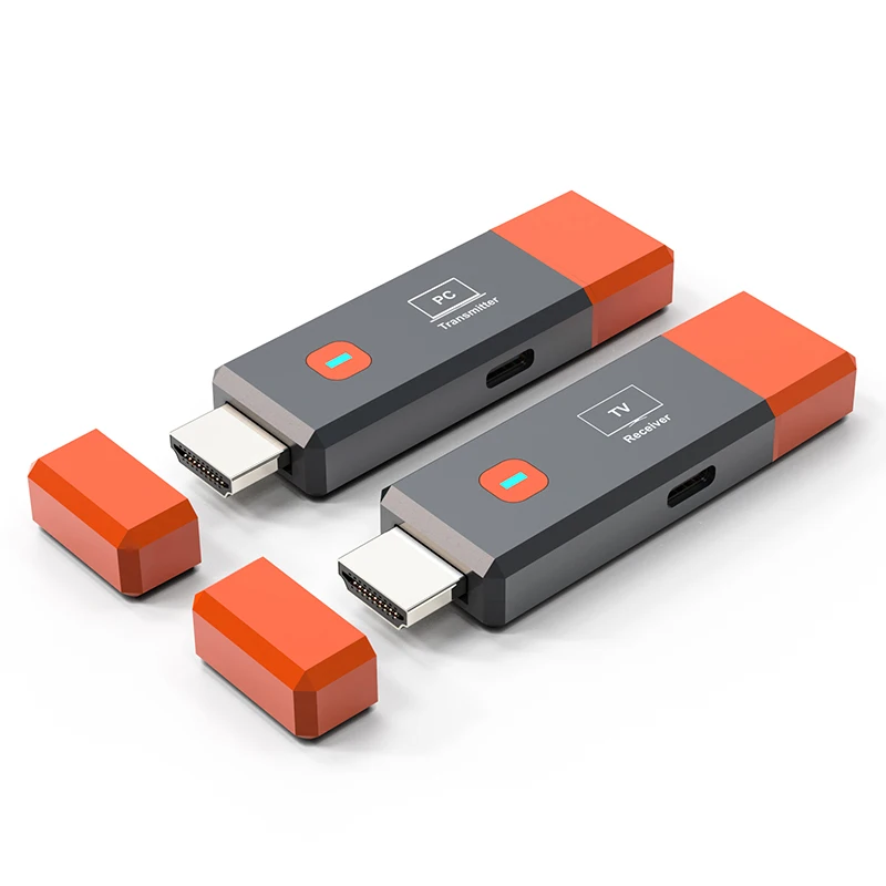 ワイヤレス HDMI ビデオ送信機と受信機エクステンダーキット TV スティックドングルアダプター PC カメララップトップからプロジェクターモニター TV