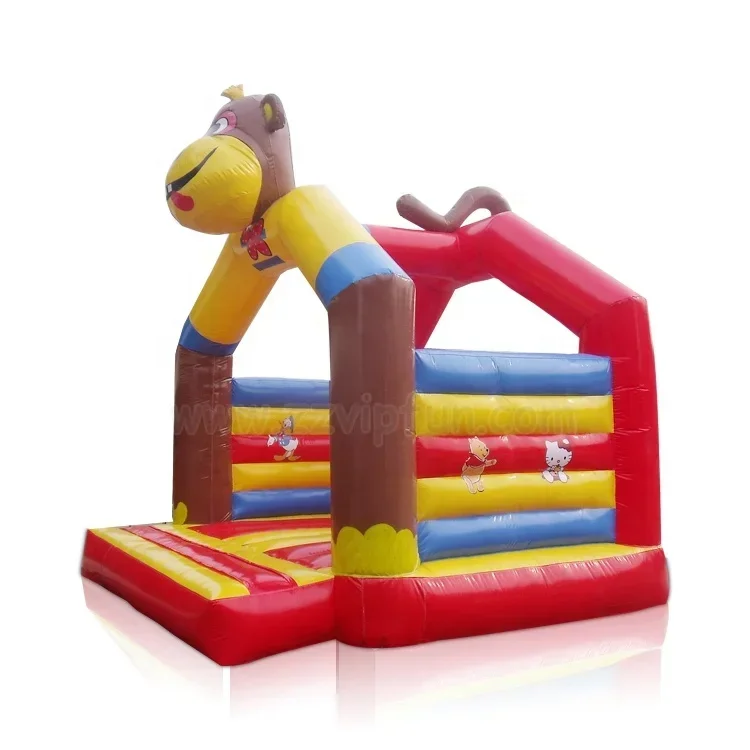 Competitive Price Amusement Park Facility Inflatable Monkey Bouncer House Kids Jumping Inflatable Castle